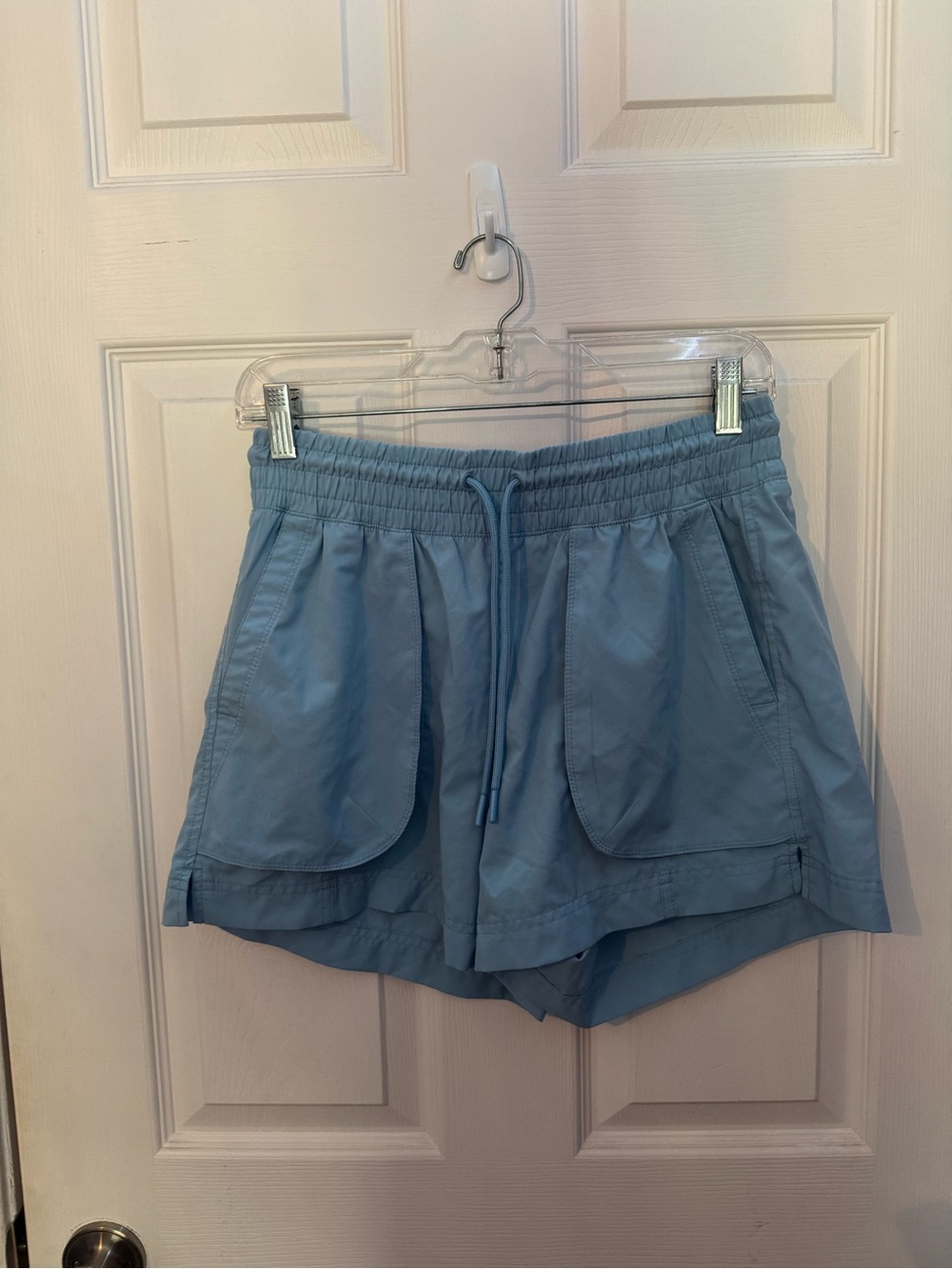 Old Navy Light Blue Women's Athletic Shorts with Drawstring